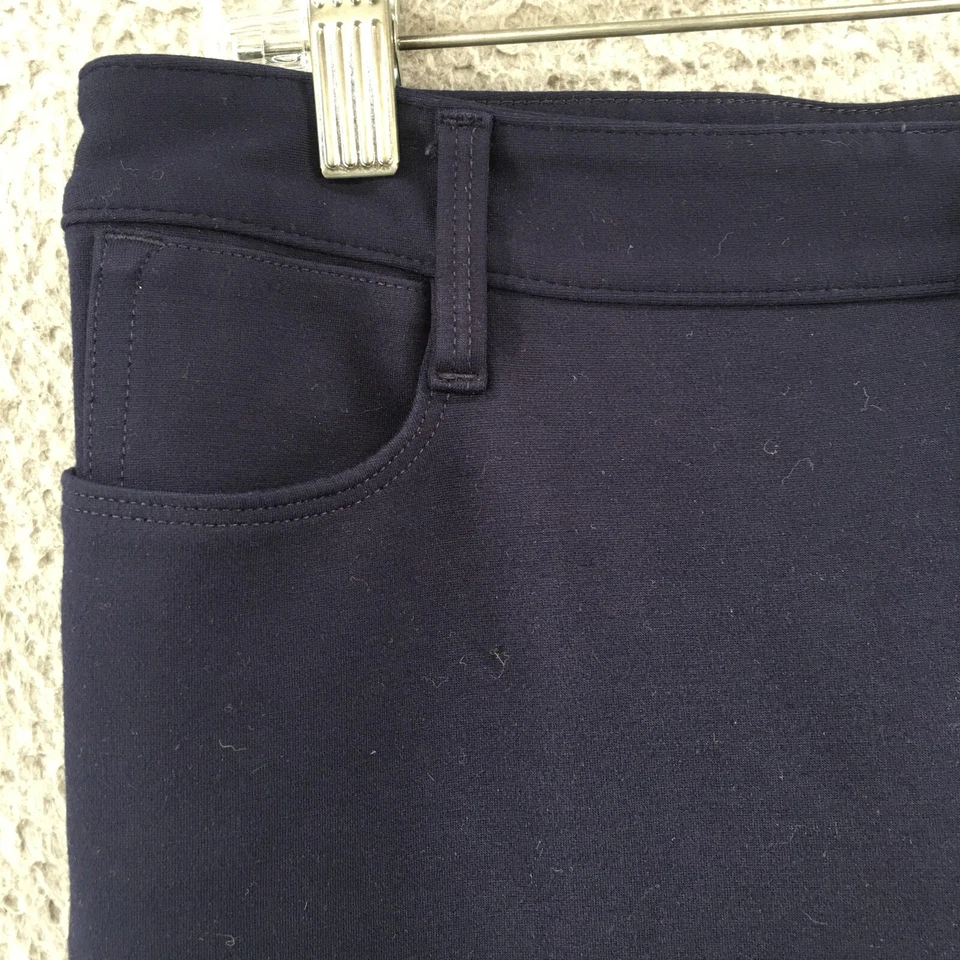 Talbots Jeggings Pants Womens Petite 10 (Actual 32X25.5) Blue Mid Rise Zip Fly - Image 4 of 4