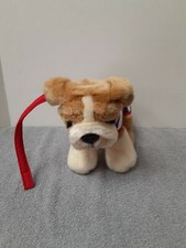 English Bull Dog Plush Stuffed Animal Toy 8 Inches Keel Toys England