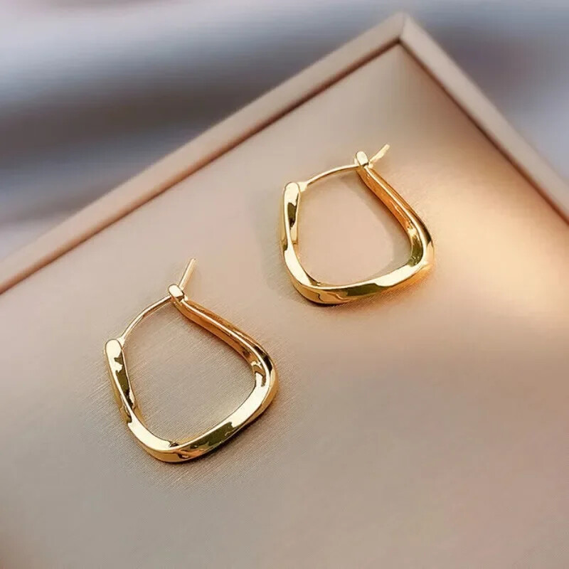 Hoop Earrings For Women Creative Young Girls Party Wedding Jewelry-image
