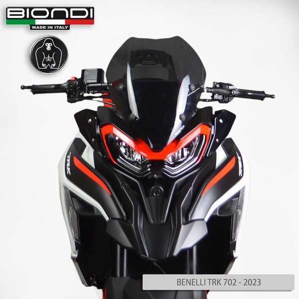 Windschutzscheibe Benelli TRK 702 / TRK 702 X 2023 Biondi Dunkel Rauchglas-image