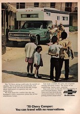 1970 Chevy C-30 Camper Pickup Truck Original Color Ad 1970 Chevy C-30 Camper Pickup Truck Original Color Ad