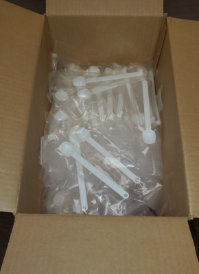 4.9ML (1 TSP) POLYSTYRENE STERILE SPOONS, CS/200