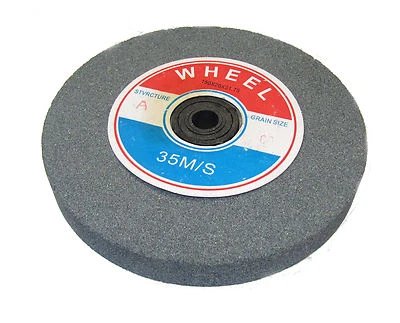 RDGTOOLS HBM MYFORD RDGTOOLS 6" GREY SILICONE GRINDING WHEEL STEEL/HSS GRINDING WHEEL ABRASIVE