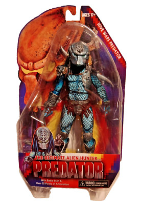 Neca Ultimate Alien Hunter HIVE WARS PREDATOR 8'' Articulated Action Figure