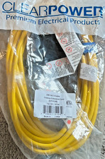 25 ft, 3-Outlet Heavy Duty Outdoor Extension Cord, Yellow, 15A-125V