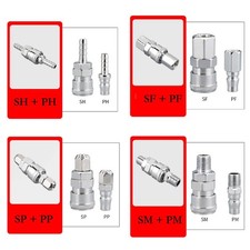 Raccordo linea aria prevenzione disconnessione accidentale materiale acciaio temprato