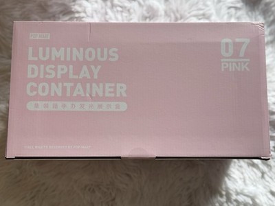Pop Mart Luminous Display Container - Pink