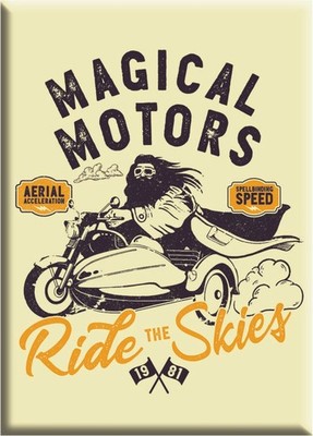Magnet - Harry Potter Hagrid Magical Motors Wizard Children's Movie Retro 3.5''