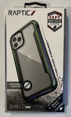 iPhone 12 /iPhone 12 Pro Case Shock Absorbing Durable Aluminum Frame -Raptic