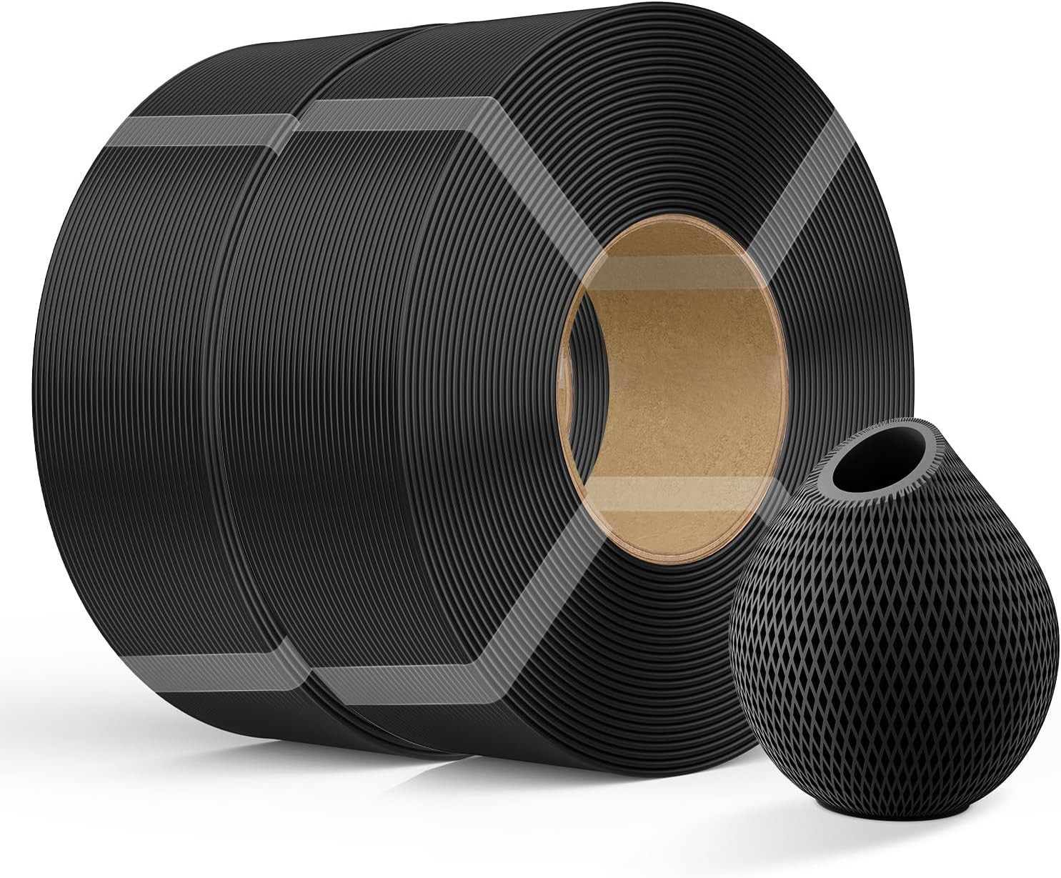 PETG Filament Refill 3D Printer Filament, 2Kg 1.75 Mm(4.4Lb) Refilament for Bamb