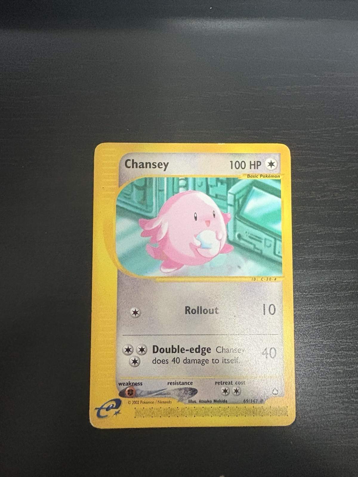 Chansey 69/147 Aquapolis Common Pokemon Card