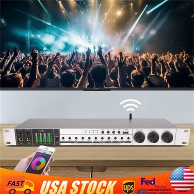 USB Audio Processor Mixer Professional Anti-howling Audio Processor w/ Bluetooth