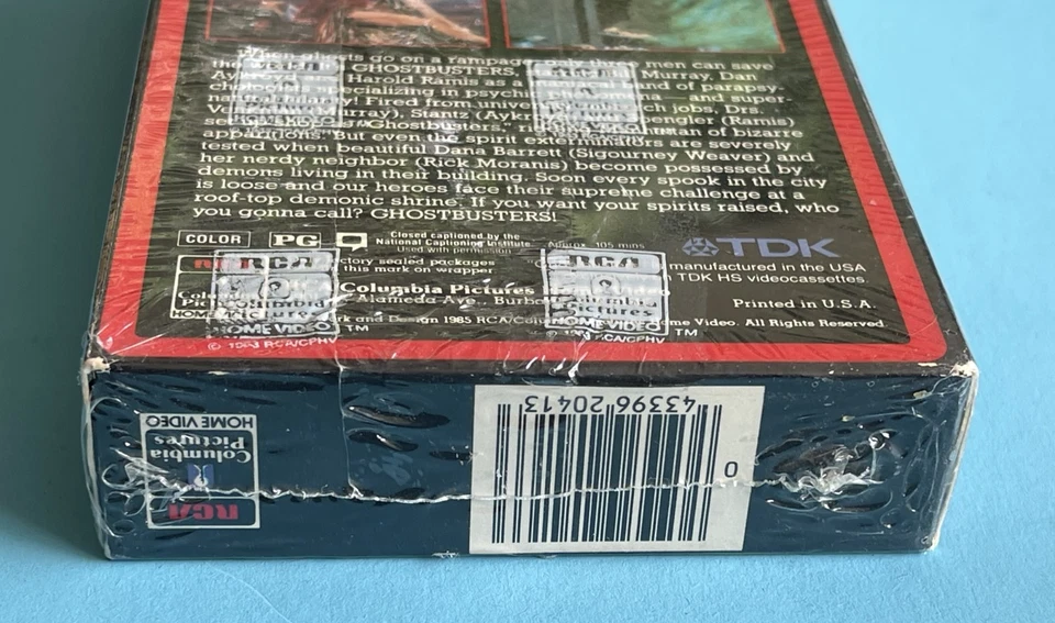 GHOSTBUSTERS  BETAMAX FIRST PRINT NOT VHS IN TIME FOR HALLOWEEN! - Image 4 of 4