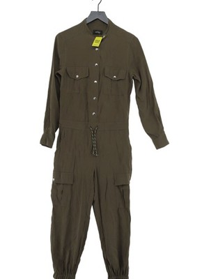 Ottod`ame Women's Jumpsuit UK 8 Green Lyocell Modal with Polyester Jumpsuit