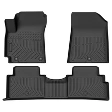 3PCS All Weather TPE Rubber 3D Floor Mats Liners Carpets For 2020-2025 Kia Soul