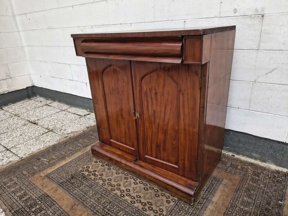 CREDENZA META' 800, MOGANO, DIM 88 X 49 H 92 CM - Immagine 2 di 4