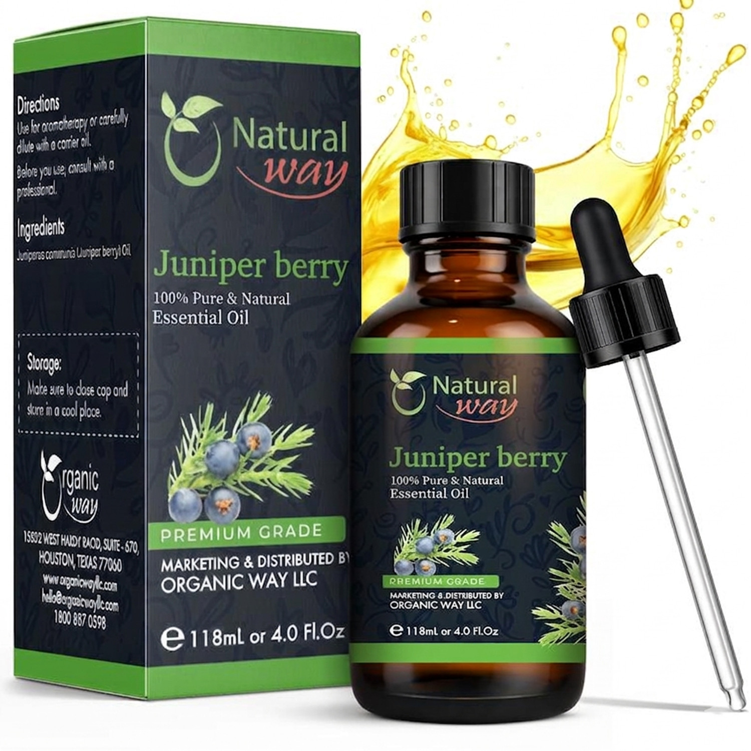 | Premium Grade Aromatherapy Oil 4 Fl Oz (120 Ml)