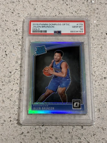 Jalen Brunson [Holo] #179 2018 Panini Donruss Optic card