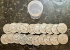 20 X 1966 Kennedy Half Dollar 40% Silver Full Roll 3 Oz Total