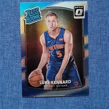 2017-18 Donruss Optic- Luke Kennard Rated Rookie Silver Prizm RC LA Lakers 