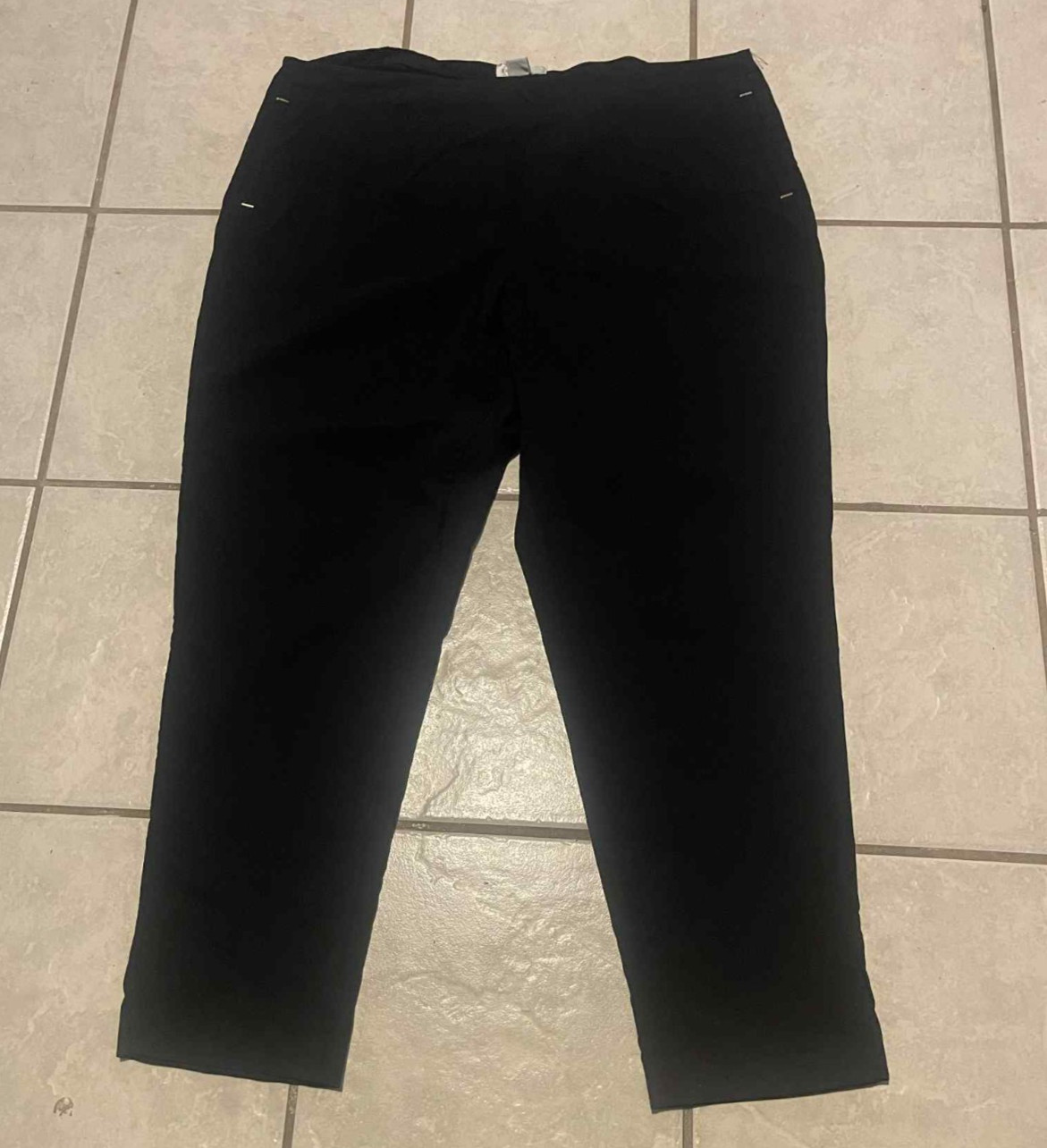 C'Est 1946 Women Black Pants Pull on Size 20W Inseam 28