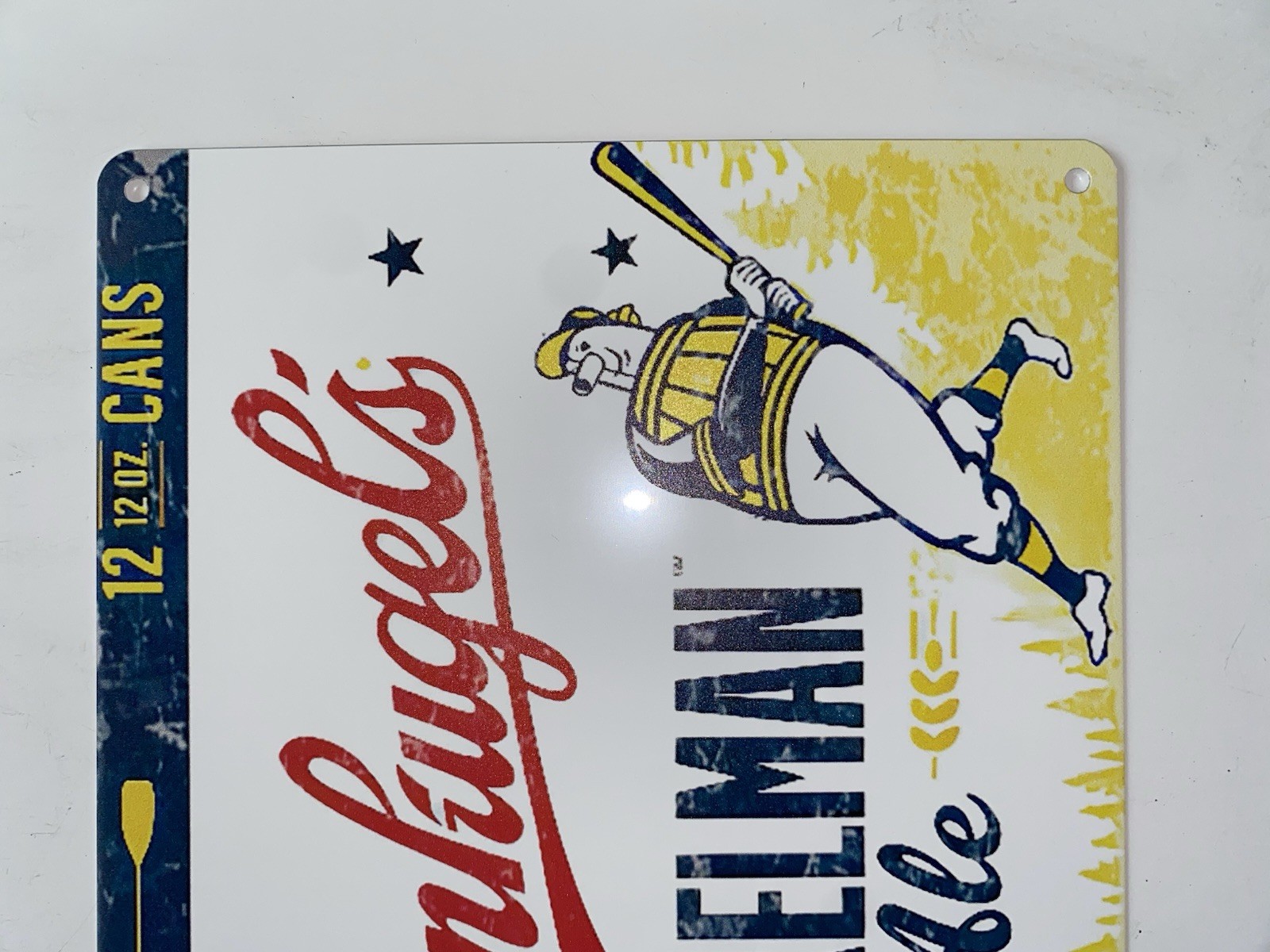 Leinenkugel’s Ale - Milwaukee Brewers Metal Sign - Beer - Paul Molitor Retro