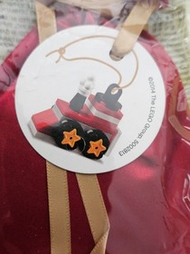 NEW 2014 Lego Christmas Giveaway Toy Train Buildable Ornament #6079532 In Pouch