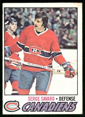 1977-78 O-Pee-Chee Vintage OPC Serge Savard Montreal Canadiens #45