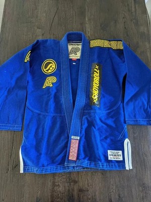 Albino & Preto Shoyoroll Batch 6 BJJ Gi Jiu Jitsu Uniform Blue 450 GSM Pearl Wea