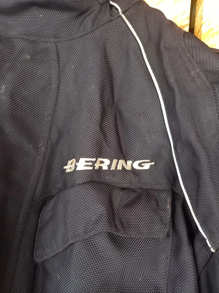 Motorrad Jacke Gr. XXL BERING Protektoren Schwarz Wasserabweisend - Bild 4 von 4