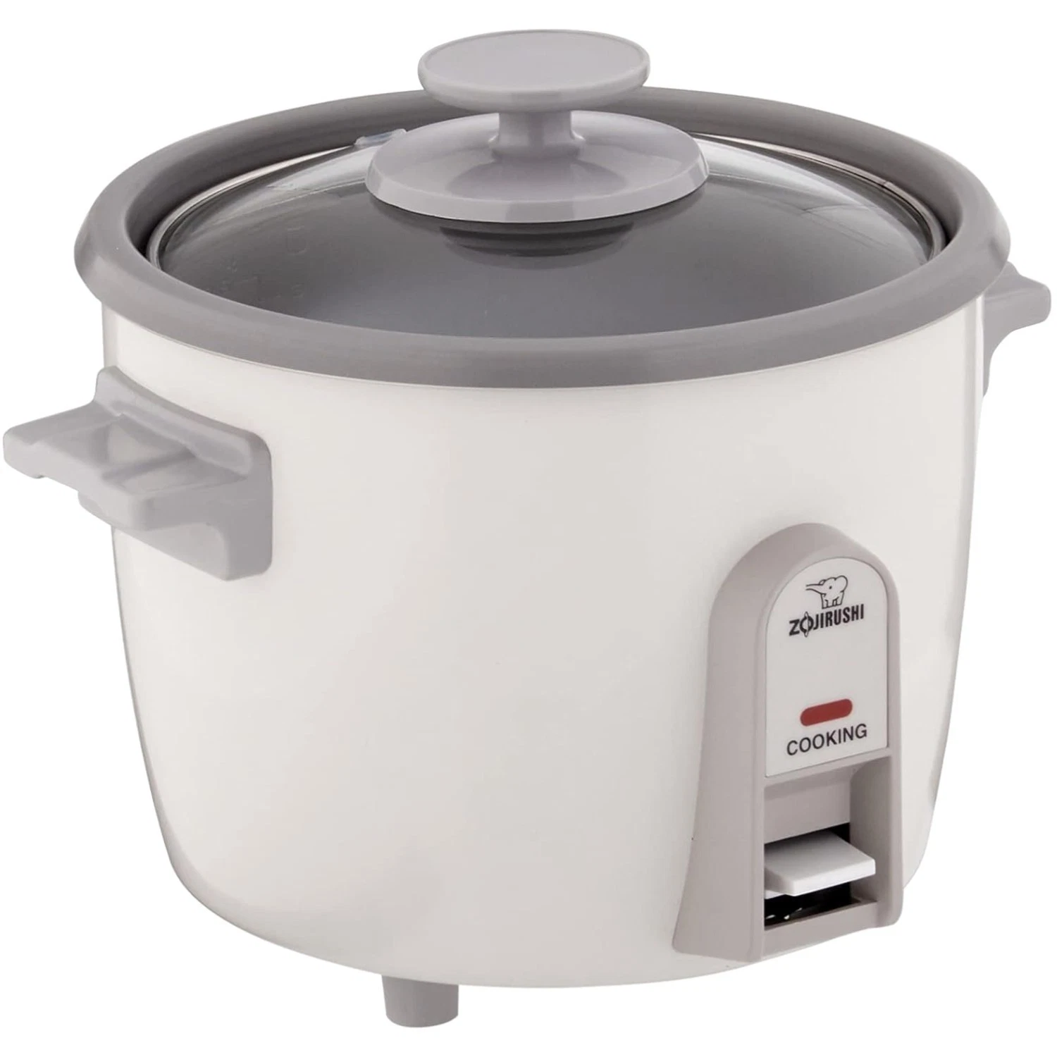 Effortless 3-Cup Rice Cooker/Steamer with Stay Cool Handles and Keep Warm Mode
