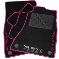 To Fit Volkswagen Beetle Car Mats 2000 - 2012 Girly Custom Logo To Fit Volkswagen Beetle Car Mats 2000 - 2012 Girly Custom Logo