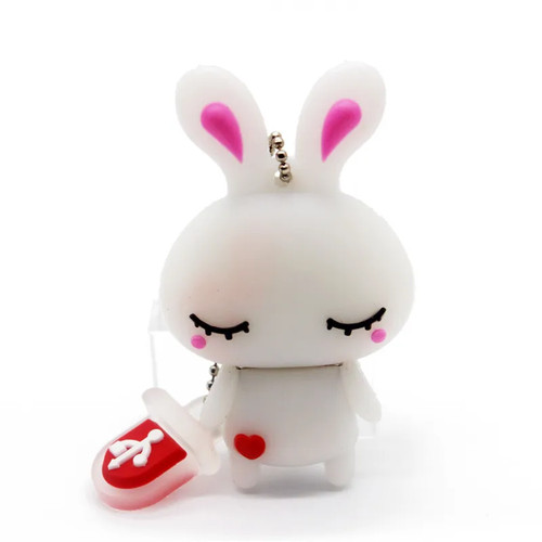 Niedlicher USB-Sticks mit Kaninchenmotiv, 64 GB, Cartoon-Motiv Speichermedien - Bild 21 von 21