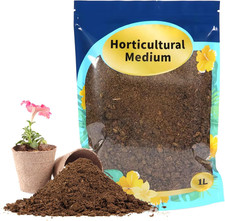 Sphagnum Peat Moss for Plants 1Qt, Organic Garden Growing Soil Amendment and Med