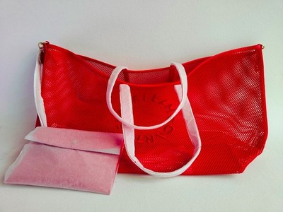 Stella McCartney H&M Große Tote Bag aus Mesh Rot