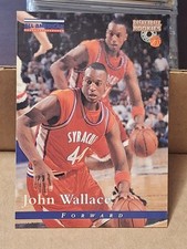 1996-97 JOHN WALLACE SCORE BOARD NBA ROOKIE CARD RC #88 SYRACUSE NY KNICKS . rookie card picture