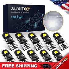 Auxito W5W Plug LED Bulb and Play 2835SMD Headlight 2pcs Bright Super White 10X
