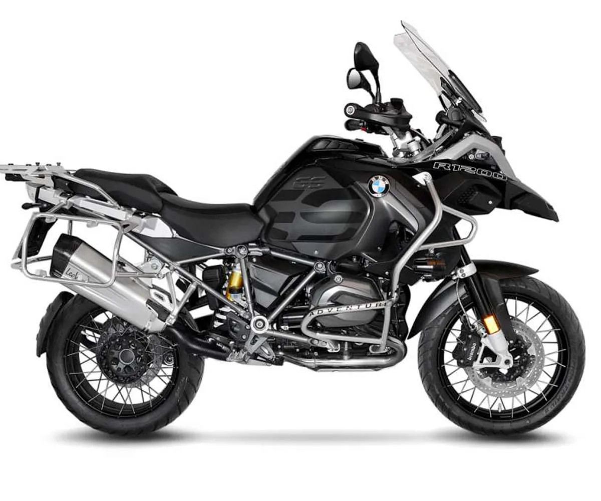 Exhaust Muffler Leovince Lv-12 Stainless Steel Bmw R 1200 Gs Adventure 2017 2018