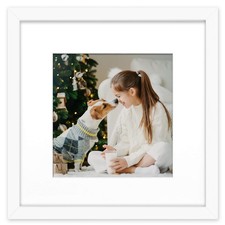 , 12x12 Solid Wood Frames with Tempered Glass, Display 12x12 or 8x8-inch Pict...