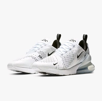 Nike Air Max 270 White Black Size 10M/11.5W Sneaker AH6789-100 New
