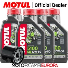 Set Service Oil MOTUL Suzuki Lt-F 4WD X M,N,P,R,S,T,V,W King Quad 91-99 M F