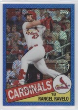 2020 Update Silver Pack 1985 Topps Chrome Baseball Blue 89/150 Rangel Ravelo 0q3