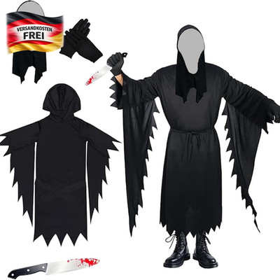 Halloween Ghostface Kostüm, Scream Costume, Schaurige Screaming Ghost Kostüm