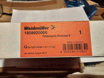 WEIDMULLER 1858920000 TINTENTANK PRINTJET II NEW IN BOX