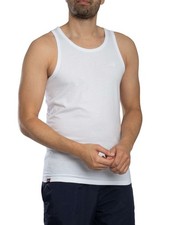 Superdry Herren Essential Logo-Weste, Weiß