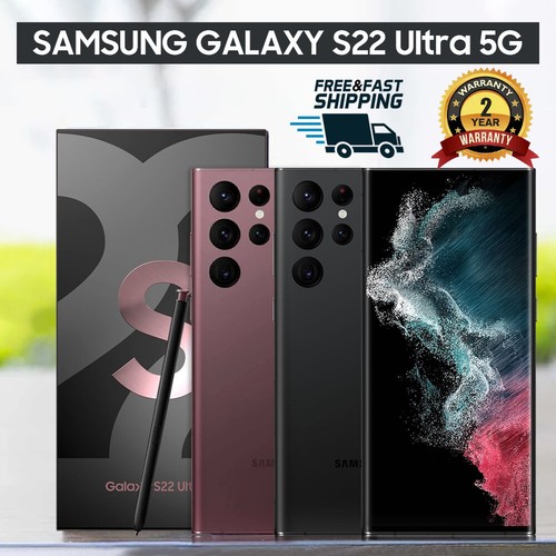 NEW & SEALED Samsung Galaxy S22 Ultra 5G Unlocked 1TB/512GB/256GB All Carriers - Picture 1 of 20