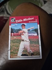 EDDIE MATHEWS 2023 PANINI DONRUSS #258 FREE SHIPPING