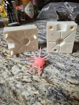 #ad Bait Fishing Lure Mold Fuzzy Dice Diy Bait $33.00