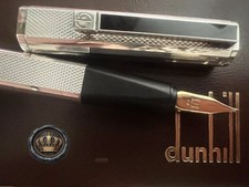 DUNHILL penna stilografica BIG DUNHILL Gemline Barleycorn pennino oro 18 kt M