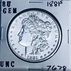 1881 S BU GEM MORGAN SILVER DOLLAR UNC MS+++ U.S. MINT RARE COIN 7678